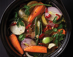 Crock Pot of vegetables